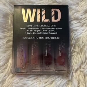 HUDA BEAUTY Wild Liquid Matte & Silk Balm Set